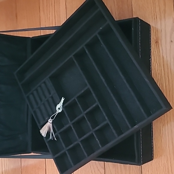 EUC Black Jewelry Box - Picture 4 of 8